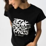 CAMISETA MANGA CORTA NEGRA MADRID