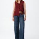 BLUSA ROJO OSCURO ESPALDA ENCAJE LYNX_1