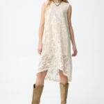 VESTIDO BEIGE TEJIDO RED ETHEL