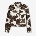 CHAQUETA DENIM BLANC CON ESTAMPADO GAIA