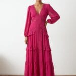 VESTIDO INVITADA JEREZ ROSA