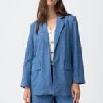 BLAZER OVERSIZE AZUL INDIGO DE VERANO
