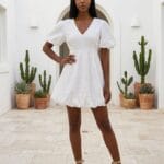 Vestido Tiffosi College Blanco